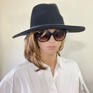 Torrid Rancher Rodeo Hat Wide Brim Adjustable S/M black western